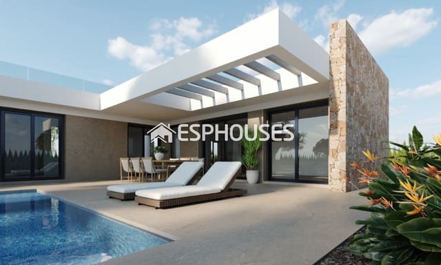Chalet de 3 habitaciones en Hacienda del Alamo, Fuente Alamo de Murcia en venta con piscina garaje - 374.900 € (Ref: 10172065)