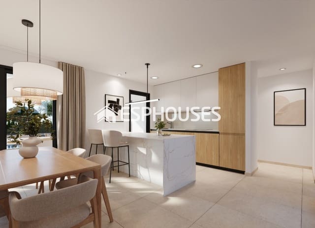 Chalet de 3 habitaciones en Hacienda del Alamo, Fuente Alamo de Murcia en venta con piscina garaje - 374.900 € (Ref: 10172065)