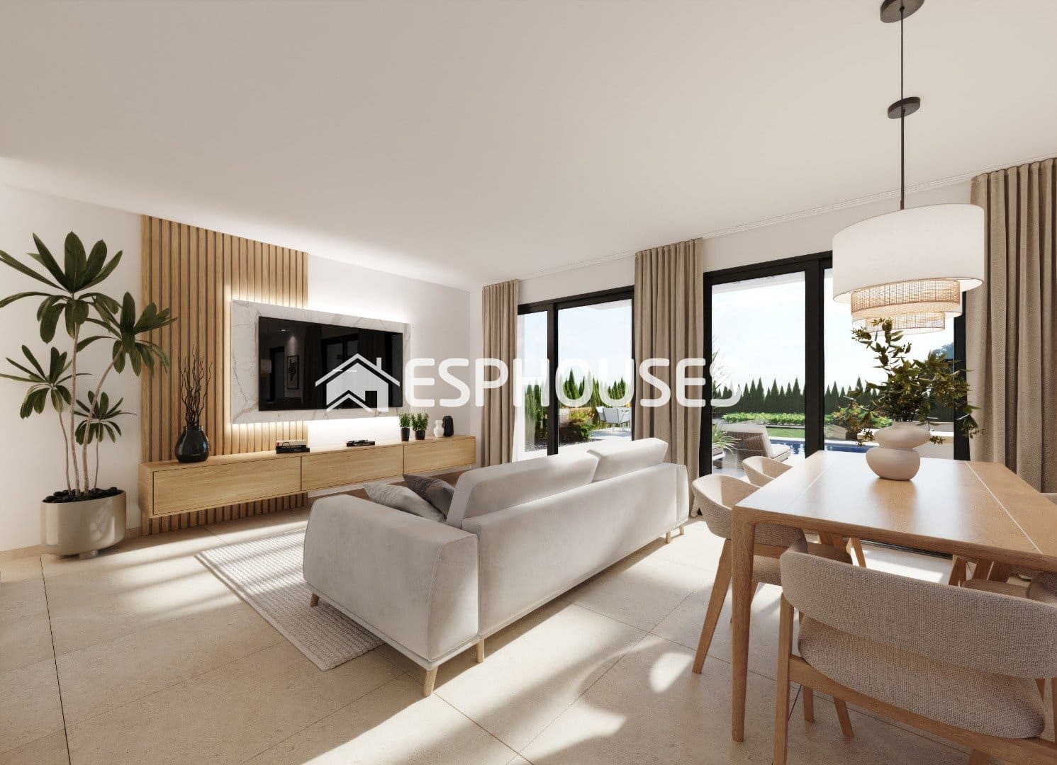3 makuuhuone Huvila myytävänä paikassa Hacienda del Alamo mukana uima-altaan 
autotalli - 374 900 € (Ref: 10172065)