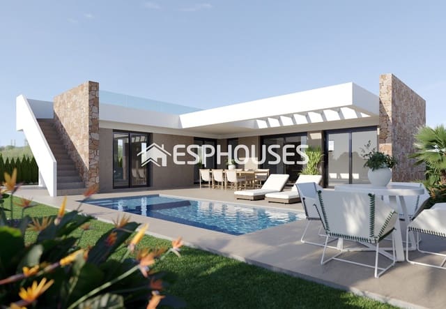 Chalet de 3 habitaciones en Hacienda del Alamo, Fuente Alamo de Murcia en venta con piscina garaje - 374.900 € (Ref: 10172065)