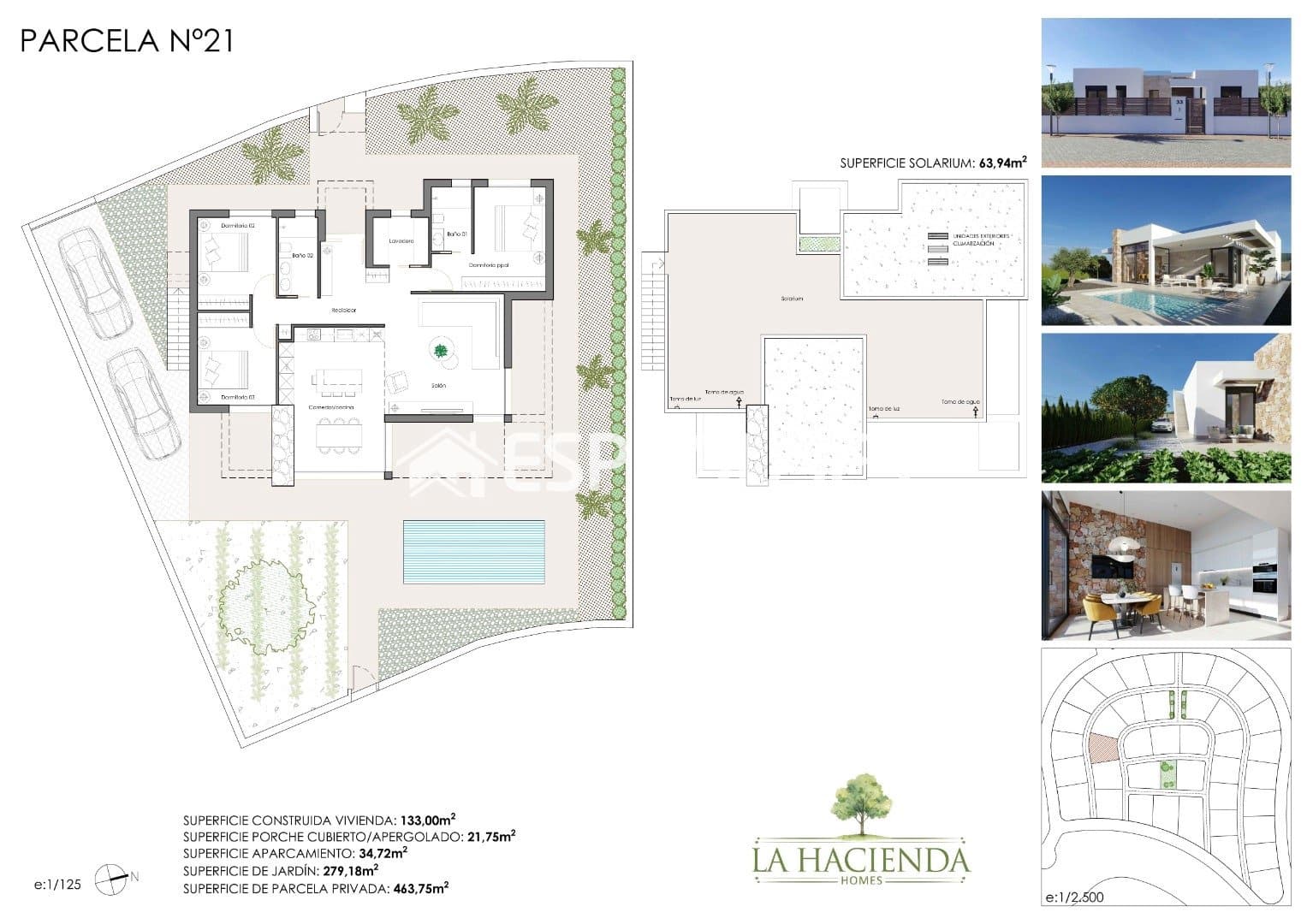 3 sovrum Villa till salu i Hacienda del Alamo med pool garage - 444 900 € (Ref: 10172071)