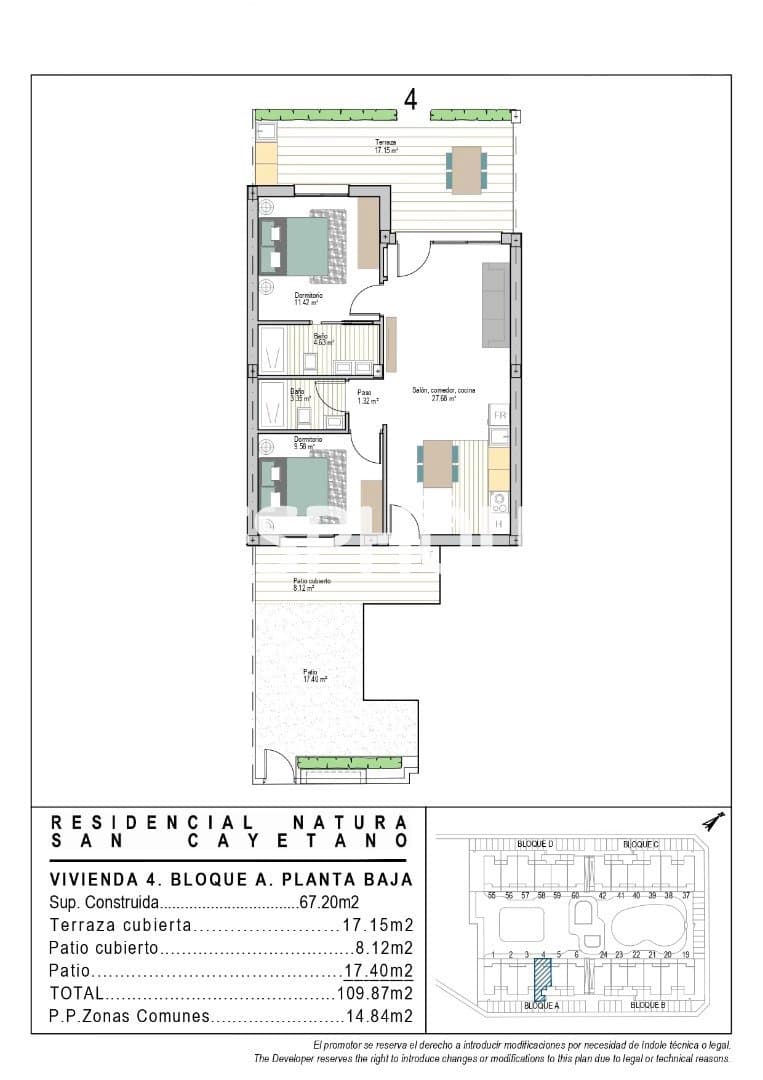 2 bedroom Apartment for sale in San Cayetano with pool garage - € 249,900 (Ref: 10172074)