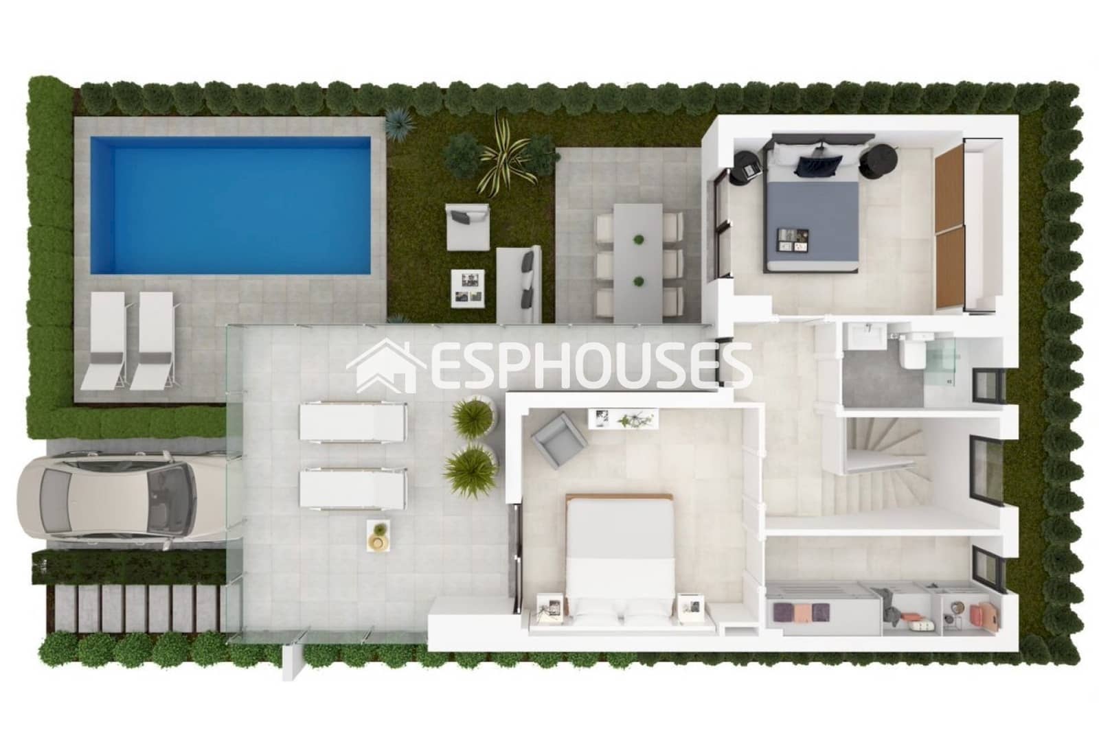 3 sypialnia Willa na sprzedaż w San Javier z basenem garażem - 445 000 € (Ref: 10173474)