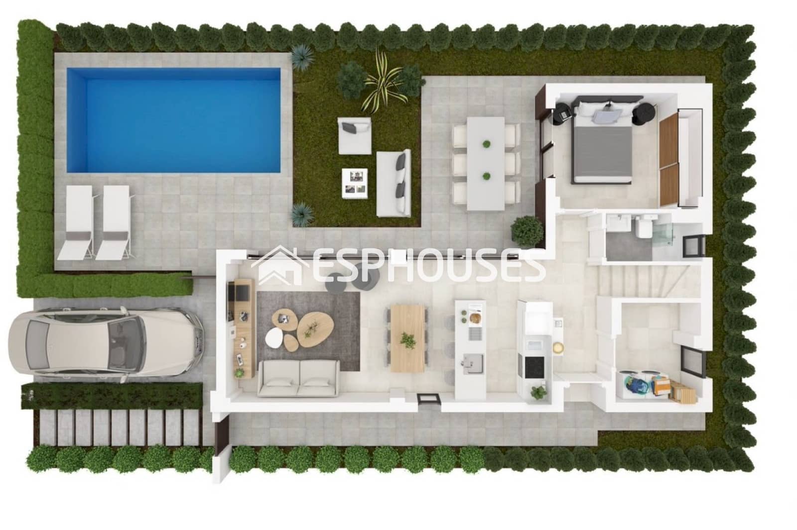 3 sypialnia Willa na sprzedaż w San Javier z basenem garażem - 445 000 € (Ref: 10173474)