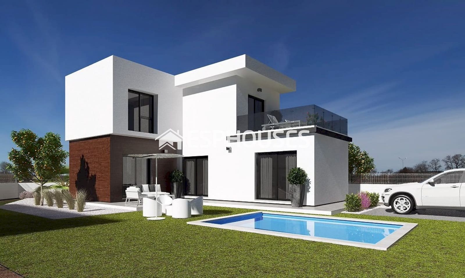 3 sypialnia Willa na sprzedaż w San Javier z basenem garażem - 445 000 € (Ref: 10173474)