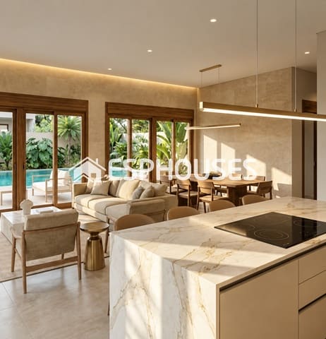 Chalet de 3 habitaciones en Las Palas, Fuente Alamo de Murcia en venta con piscina - 395.000 € (Ref: 10182078)