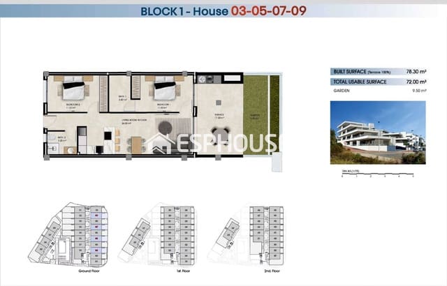 2 bedroom Apartment for sale in La Marina, Elche / Elx with pool garage - € 265,000 (Ref: 10185275)