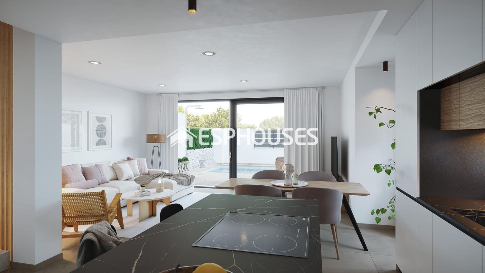 3 chambre Bungalow à vendre à San Pedro del Pinatar avec piscine - 429 000 € (Ref: 6922403)