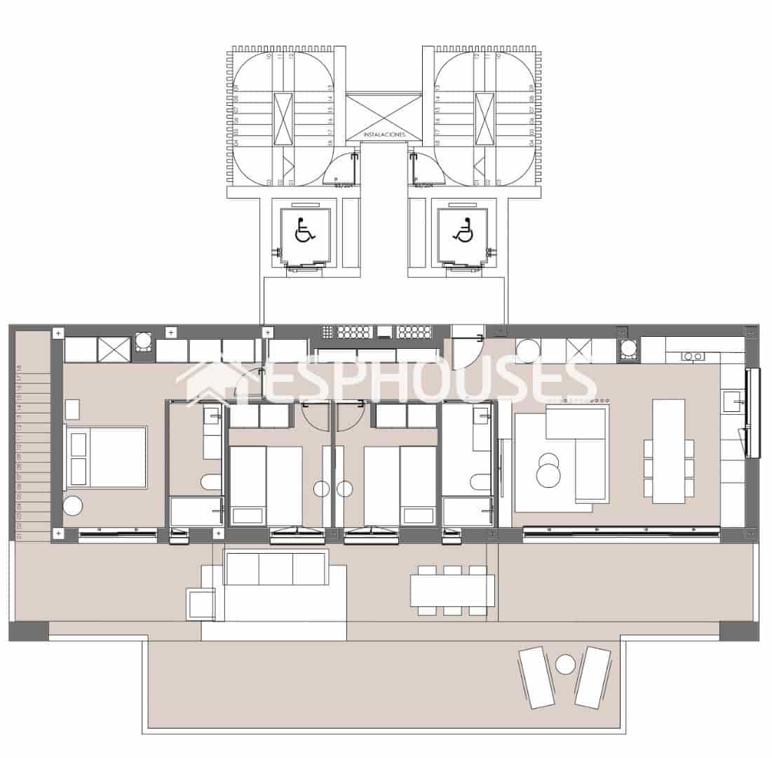 3 soverom Leilighet til salgs i Guardamar del Segura med svømmebasseng garasje - € 636 650 (Ref: 7100285)