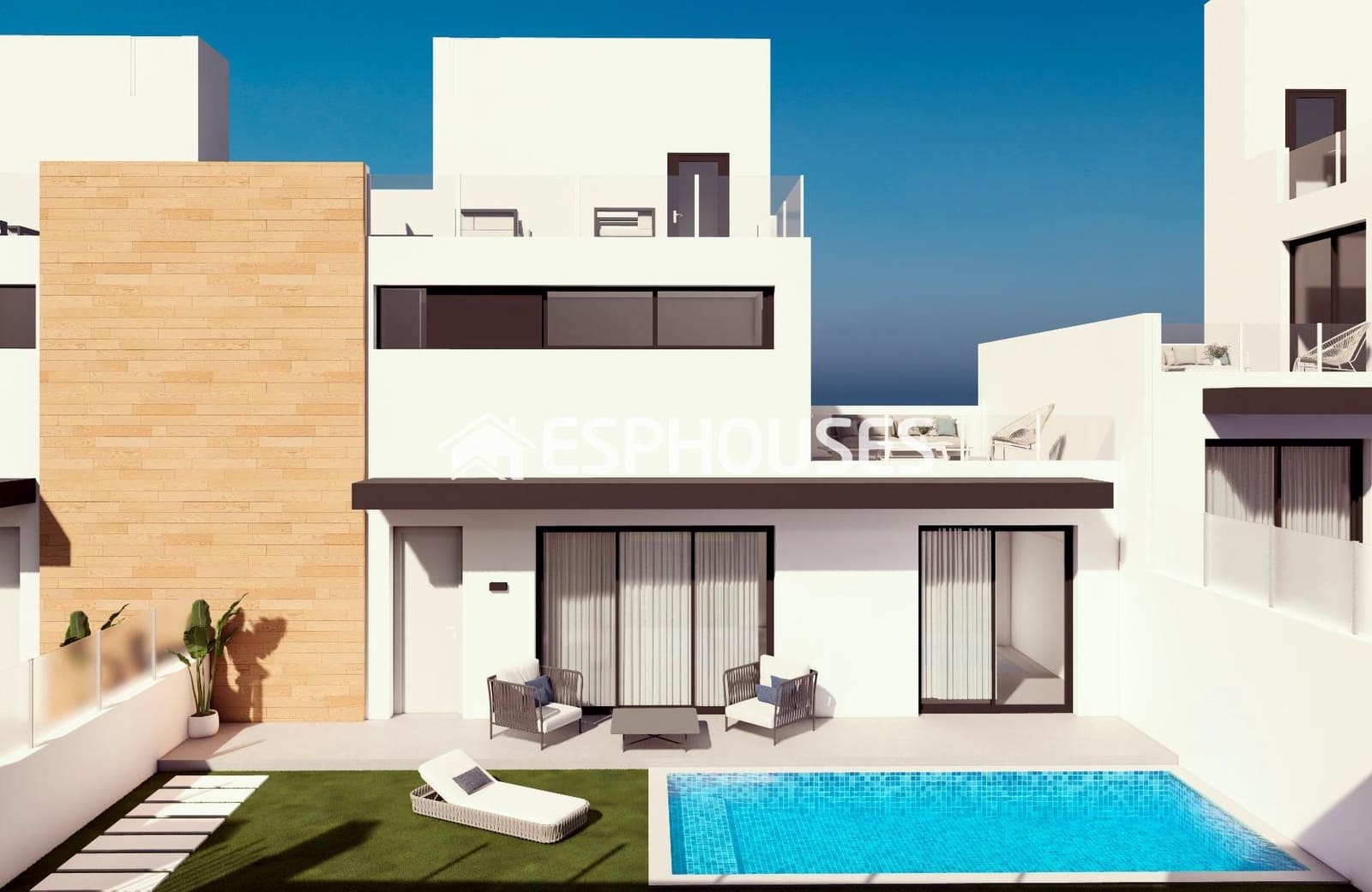 3 quarto Bungalow para venda em Orihuela Costa com piscina garagem - 352 000 € (Ref: 7257553)