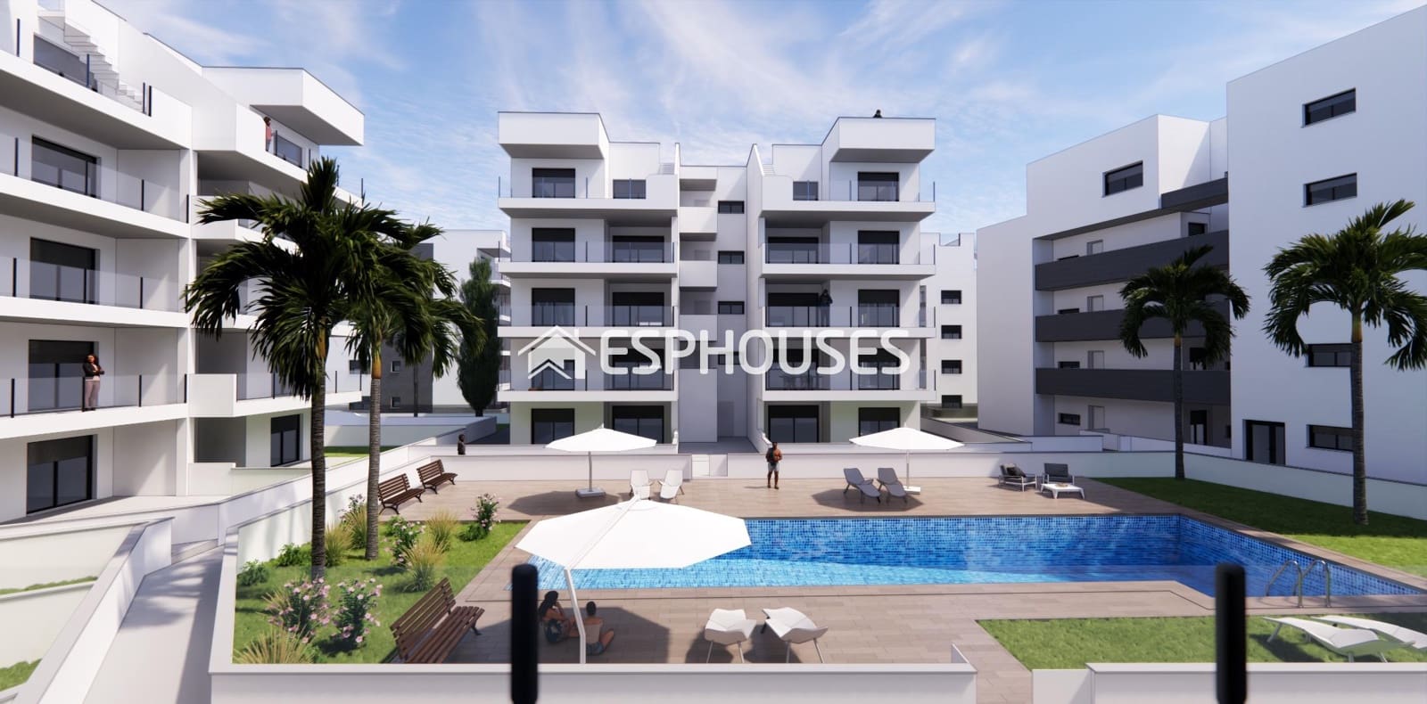 2 chambre Appartement à vendre à San Javier avec piscine garage - 270 000 € (Ref: 7718507)