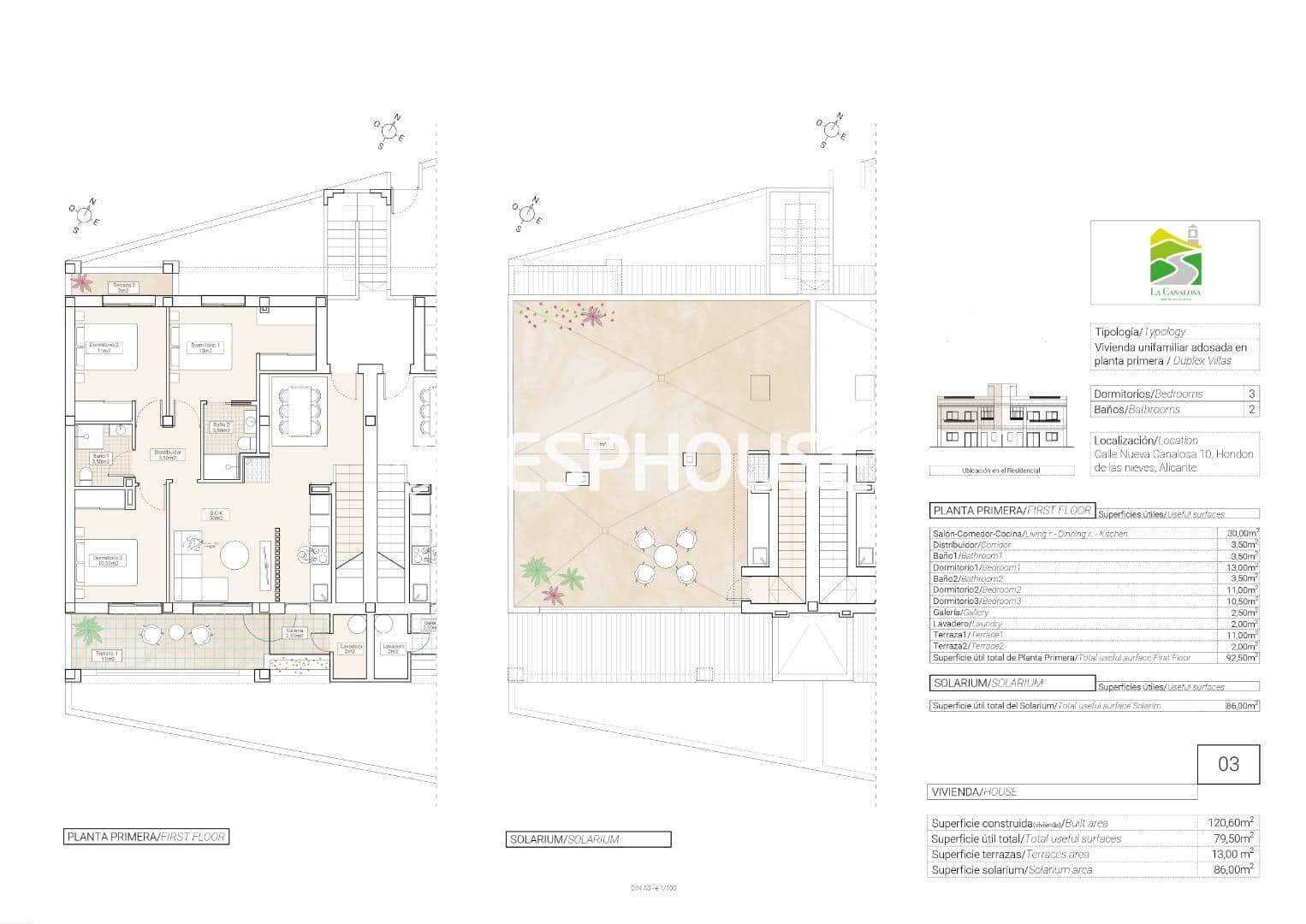3 sovrum Lägenhet till salu i Hondon de las Nieves - 205 000 € (Ref: 7793453)