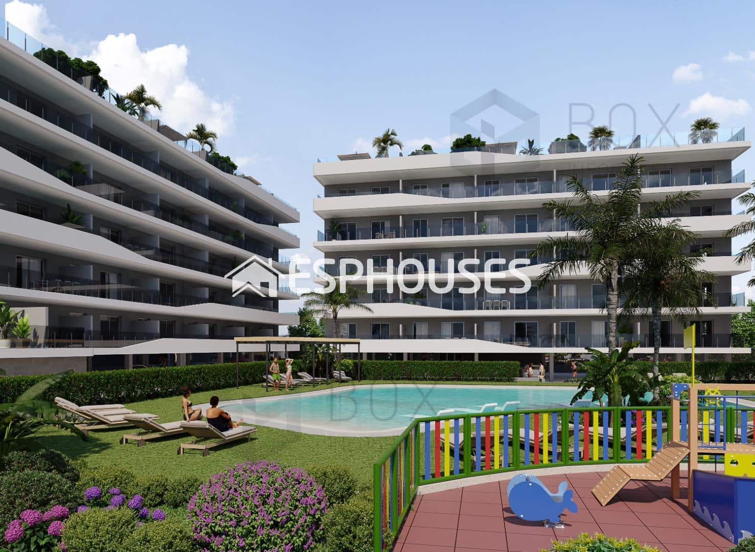 2 sovrum Lägenhet till salu i Santa Pola med pool garage - 420 000 € (Ref: 7963449)