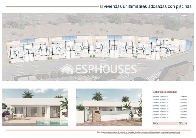 3 bedroom Bungalow for sale in Sucina, Murcia city with pool garage - € 329,900 (Ref: 7963492)