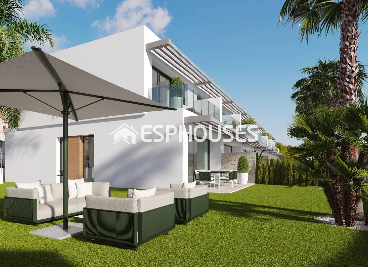 3 soverom Bungalow til salgs i Finestrat med svømmebasseng garasje - € 595 000 (Ref: 8001015)