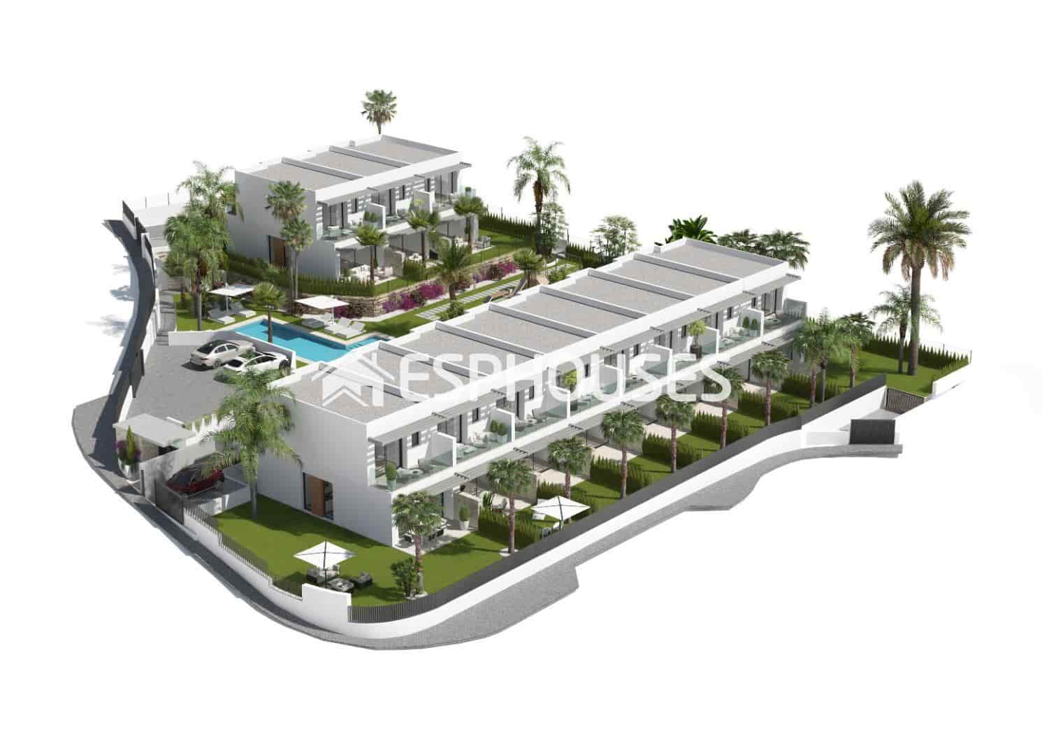 3 Zimmer Bungalow zu verkaufen in Finestrat mit Pool Garage - 495.000 € (Ref: 8001022)