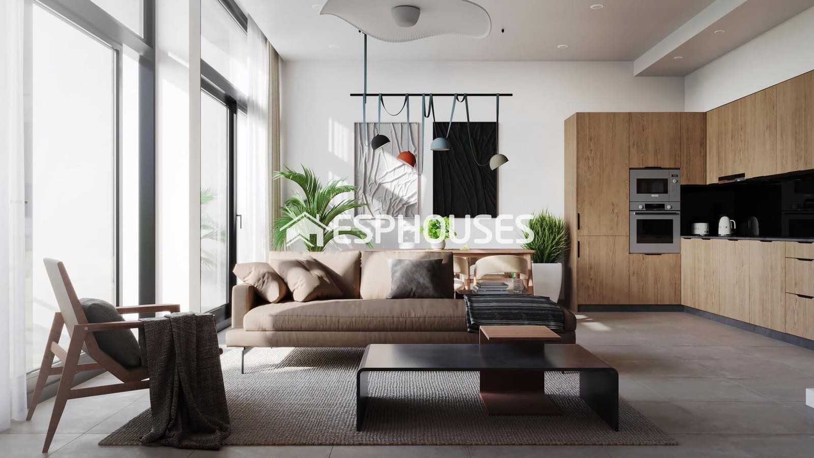 3 soverom Bungalow til salgs i Calpe / Calp med svømmebasseng garasje - € 465 000 (Ref: 8001029)