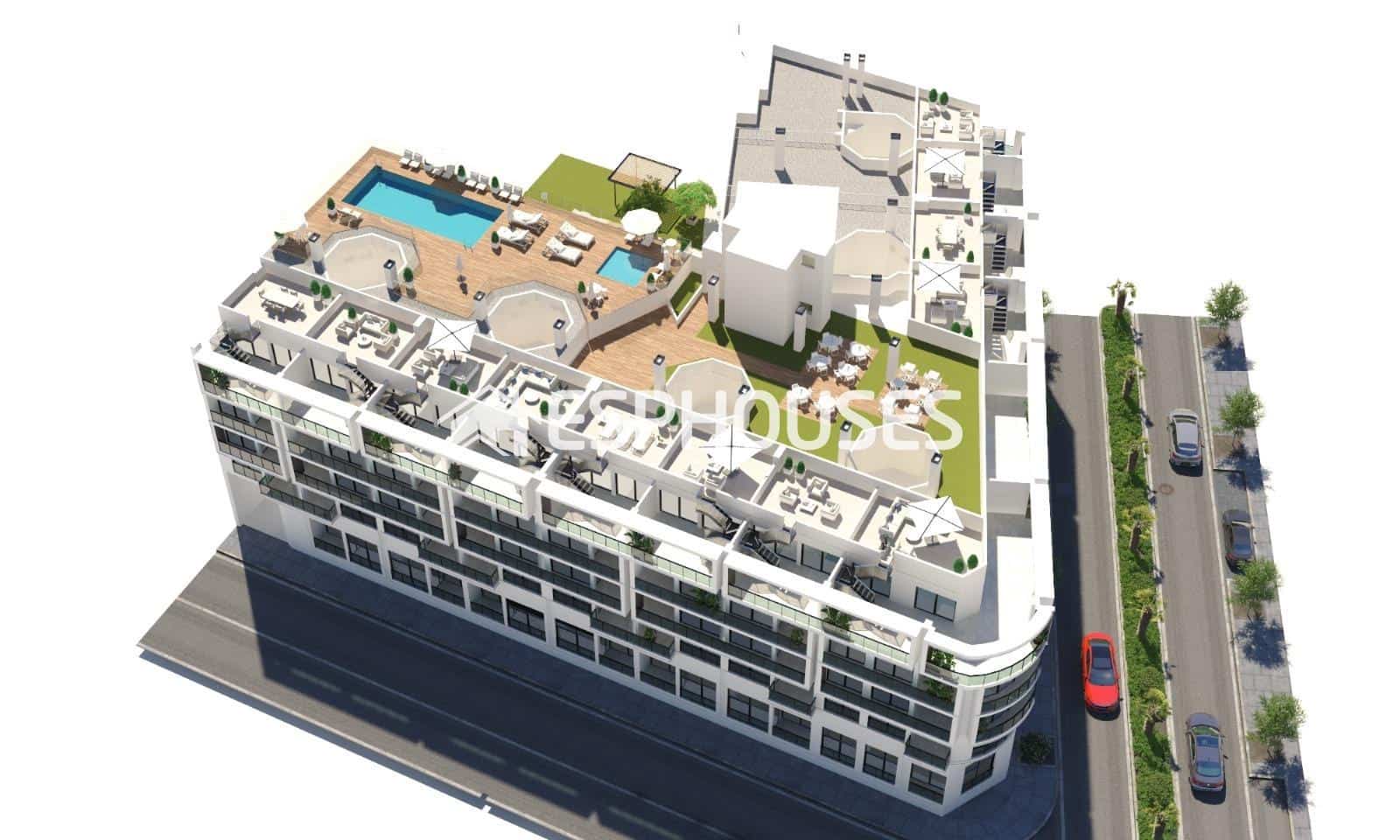 1 soveværelse Lejlighed til salg i Alicante by med swimmingpool - € 265.000 (Ref: 8052205)