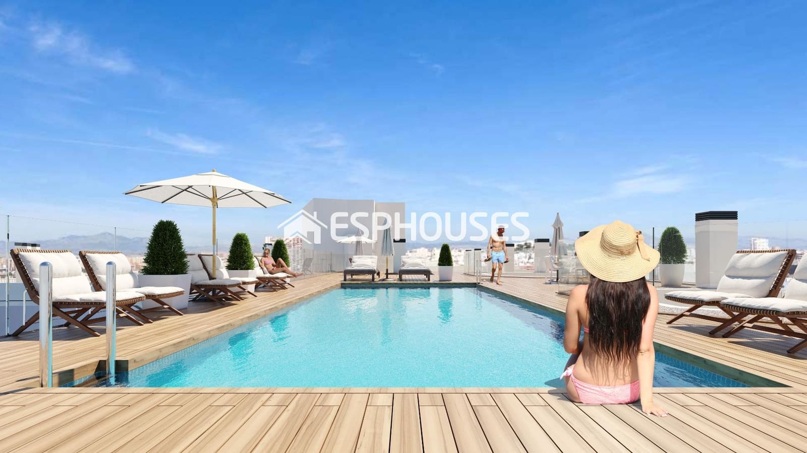 1 soveværelse Lejlighed til salg i Alicante by med swimmingpool - € 265.000 (Ref: 8052205)