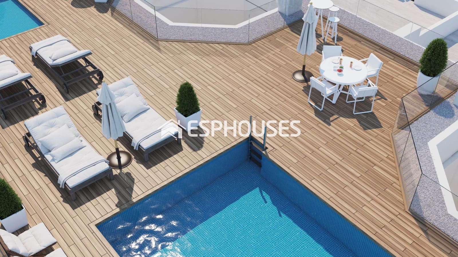 1 soveværelse Lejlighed til salg i Alicante by med swimmingpool - € 265.000 (Ref: 8052205)