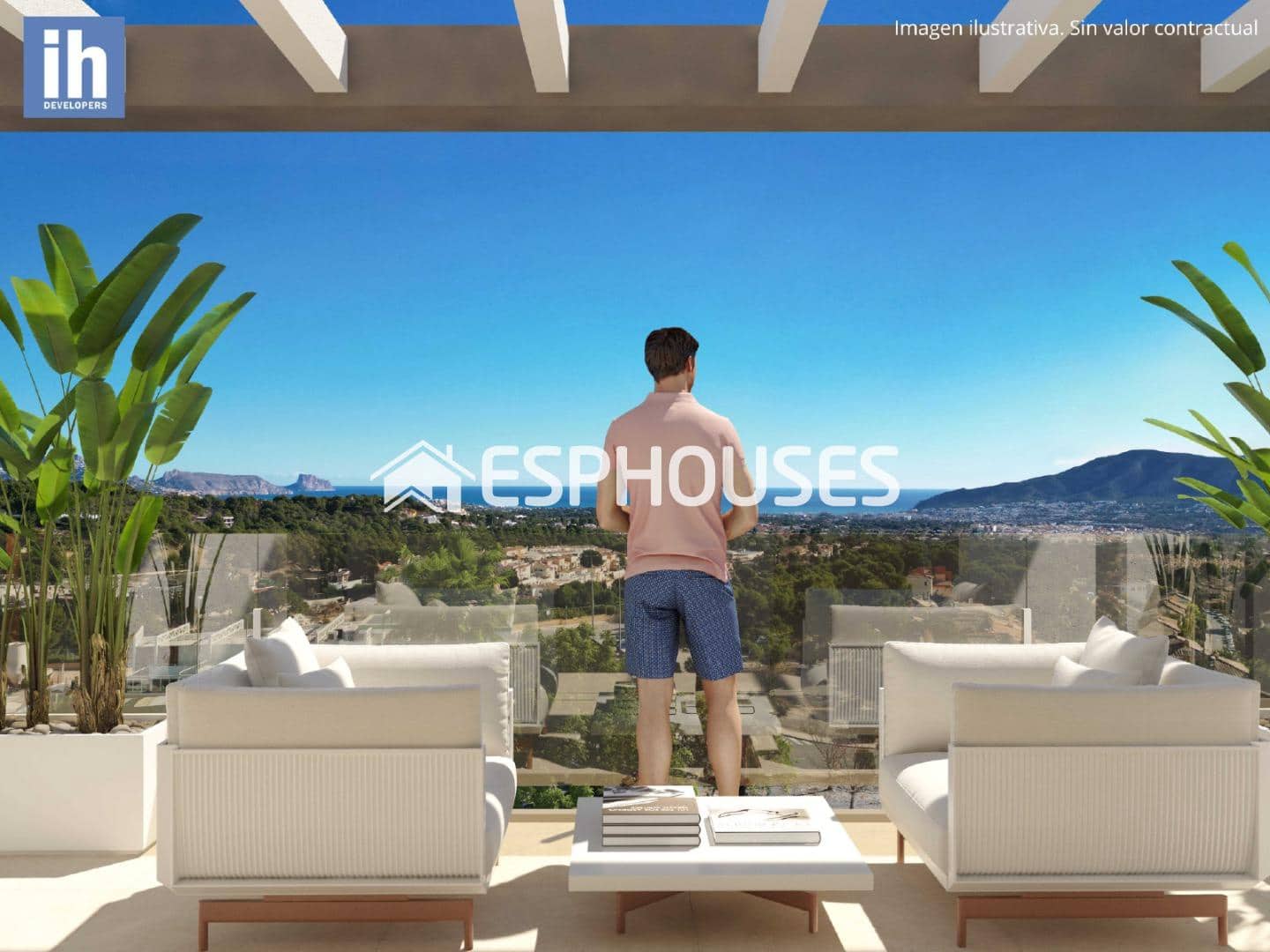 4 chambre Bungalow à vendre à La Nucia avec piscine garage - 390 000 € (Ref: 8238979)