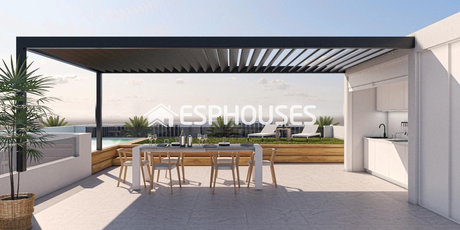 3 Zimmer Apartment zu verkaufen in San Pedro del Pinatar mit Pool Garage - 449.000 € (Ref: 8285000)