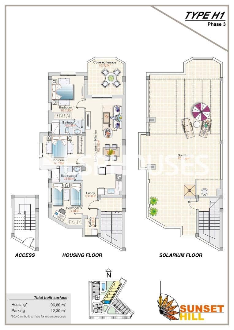 3 soveværelse Lejlighed til salg i Orihuela Costa med swimmingpool garage - € 265.000 (Ref: 8419921)
