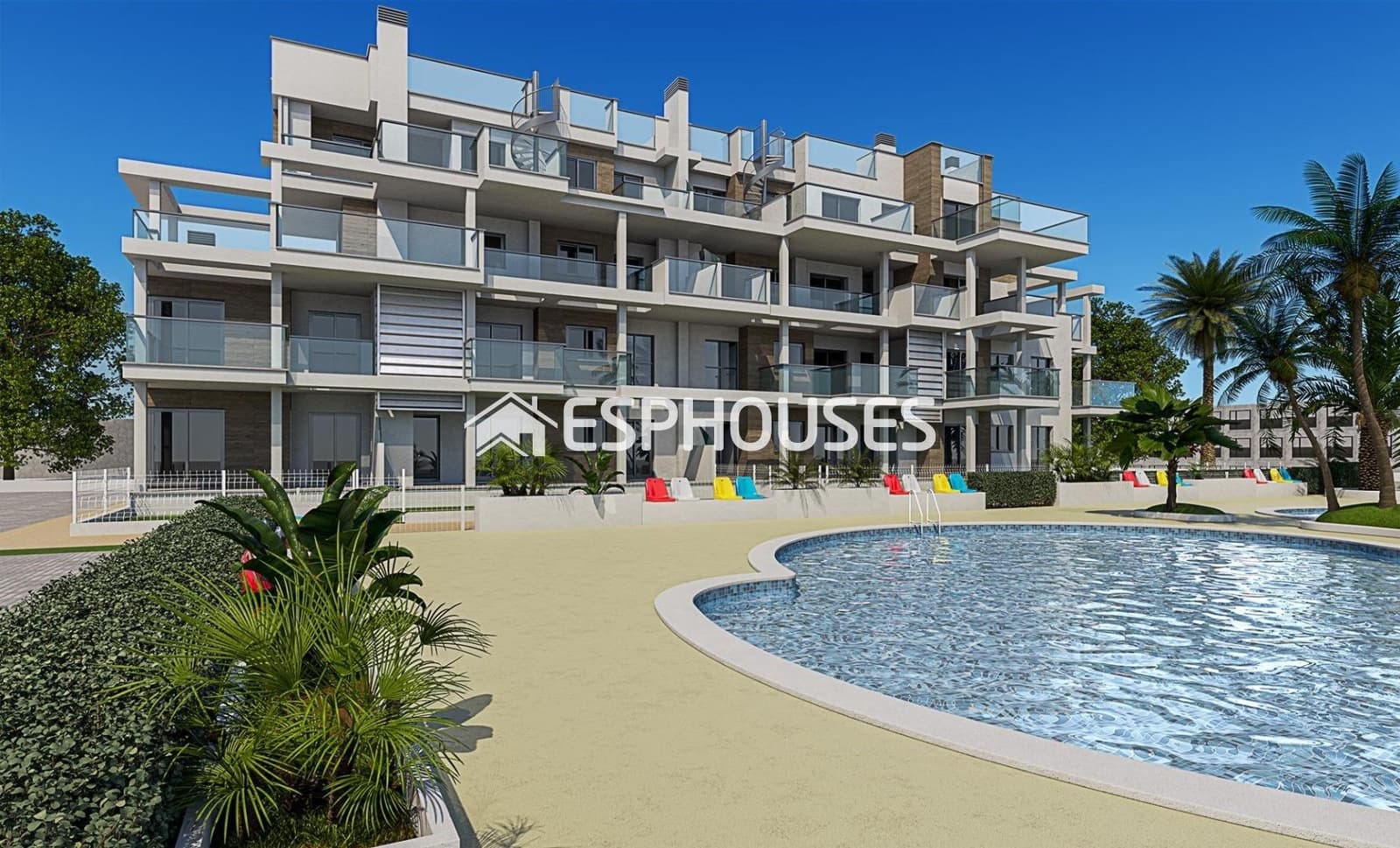 3 Zimmer Apartment zu verkaufen in Denia mit Pool - 325.000 € (Ref: 8419931)