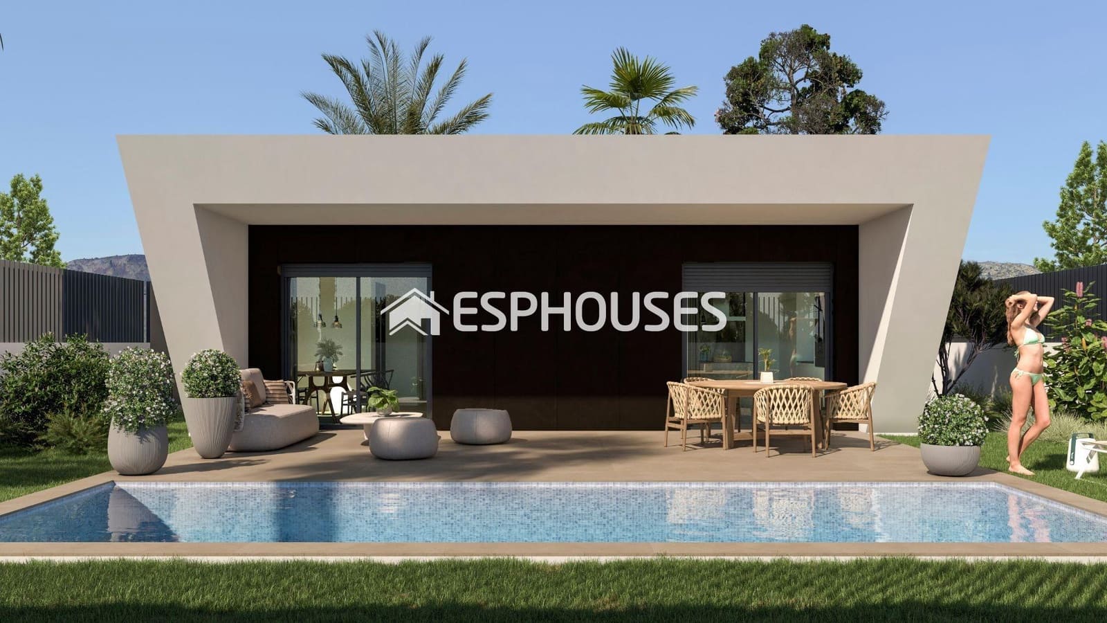 3 slaapkamer Villa te koop in Monforte del Cid met garage - € 330.000 (Ref: 8608723)