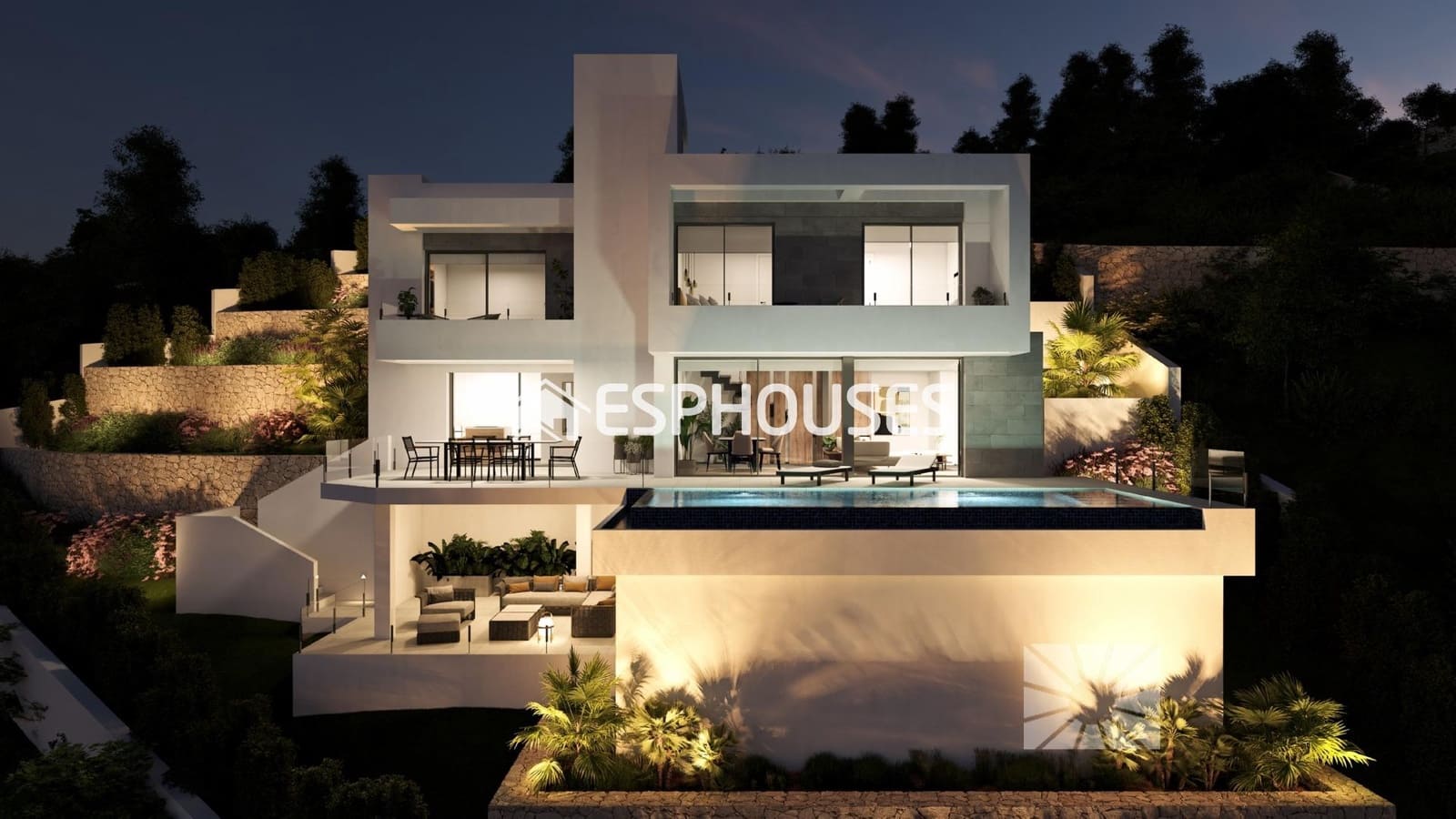 Chalet de 3 habitaciones en Benitachell / Benitatxell en venta con piscina garaje - 1.550.000 € (Ref: 8654992)