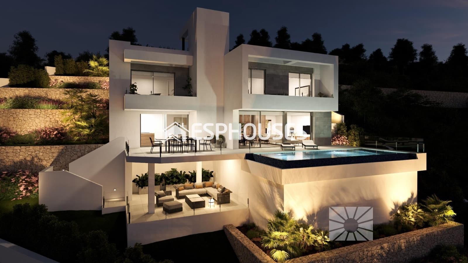 Chalet de 3 habitaciones en Benitachell / Benitatxell en venta con piscina garaje - 1.550.000 € (Ref: 8654992)