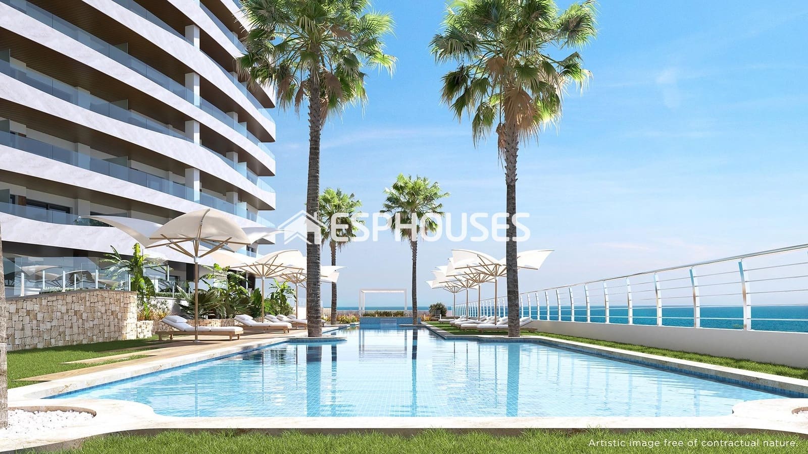 Apartamento de 3 habitaciones en La Manga del Mar Menor en venta con piscina garaje - 576.000 € (Ref: 8659209)