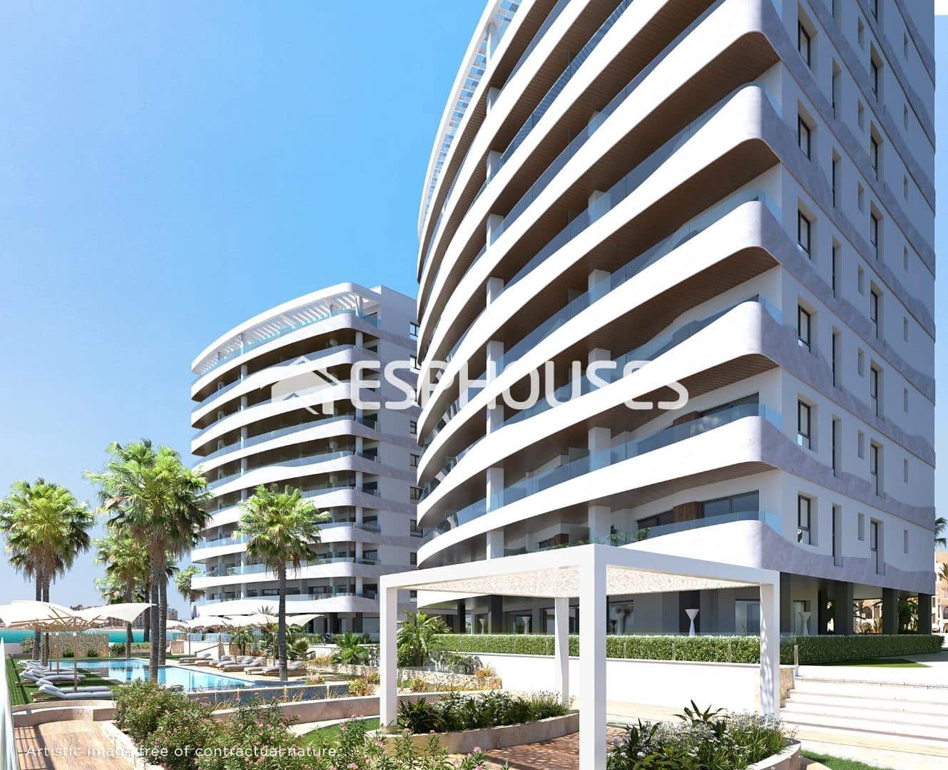 1 Zimmer Apartment zu verkaufen in La Manga del Mar Menor mit Pool Garage - 288.000 € (Ref: 8659211)