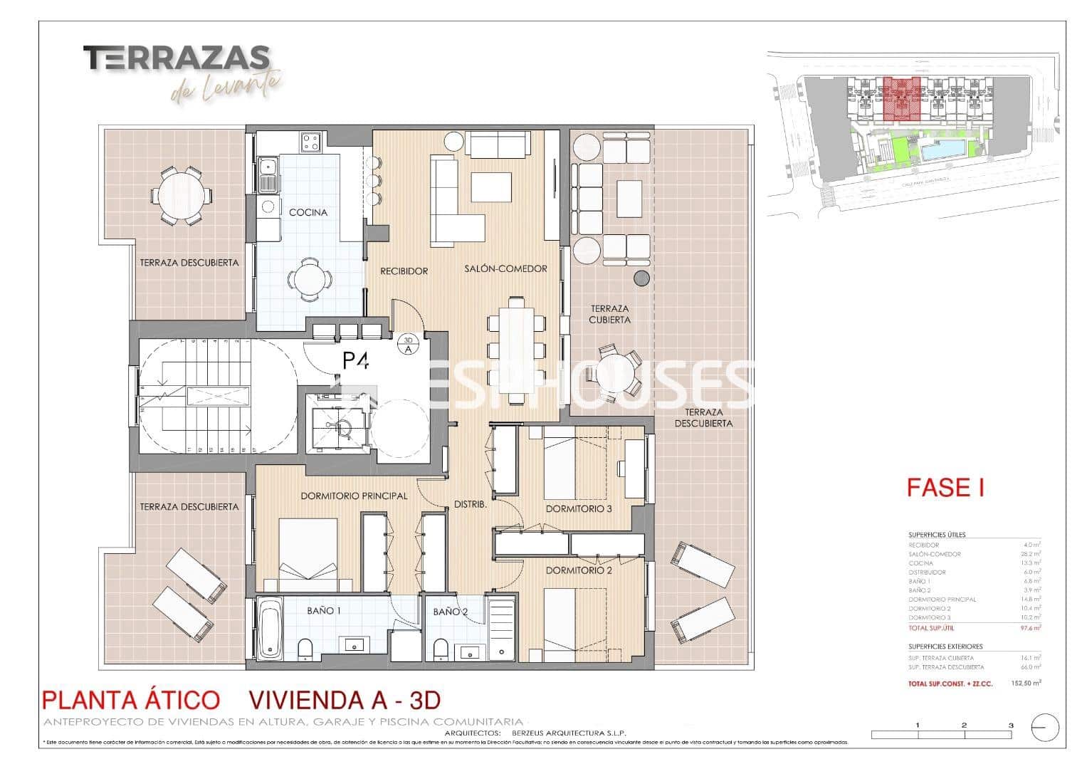 3 slaapkamer Appartement te koop in Aguilas met zwembad garage - € 430.000 (Ref: 8692988)