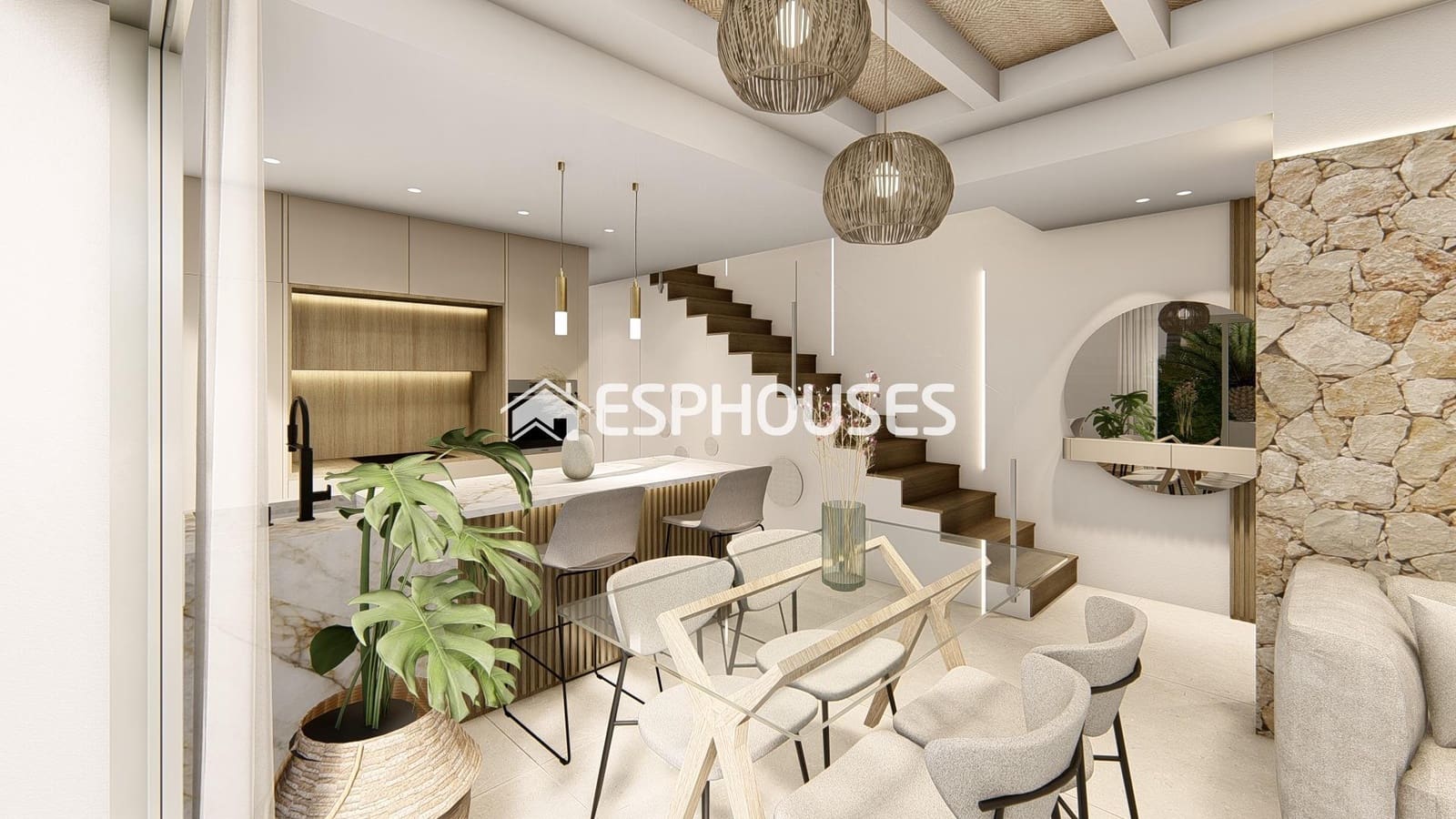 3 bedroom Bungalow for sale in Rojales with pool garage - € 399,000 (Ref: 8760127)