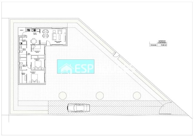 Chalet de 3 habitaciones en Mazarrón ciudad, Mazarrón en venta con piscina garaje - 329.000 € (Ref: 8760134)