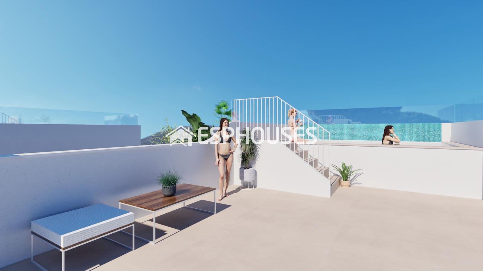 2 soveværelse Bungalow til salg i Torre de la Horadada med swimmingpool garage - € 364.000 (Ref: 8760137)