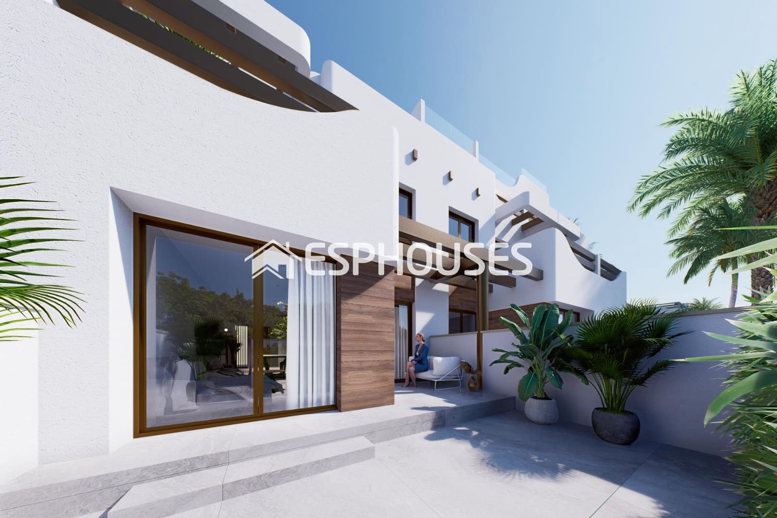 2 soveværelse Bungalow til salg i Torre de la Horadada med swimmingpool garage - € 359.000 (Ref: 8760138)