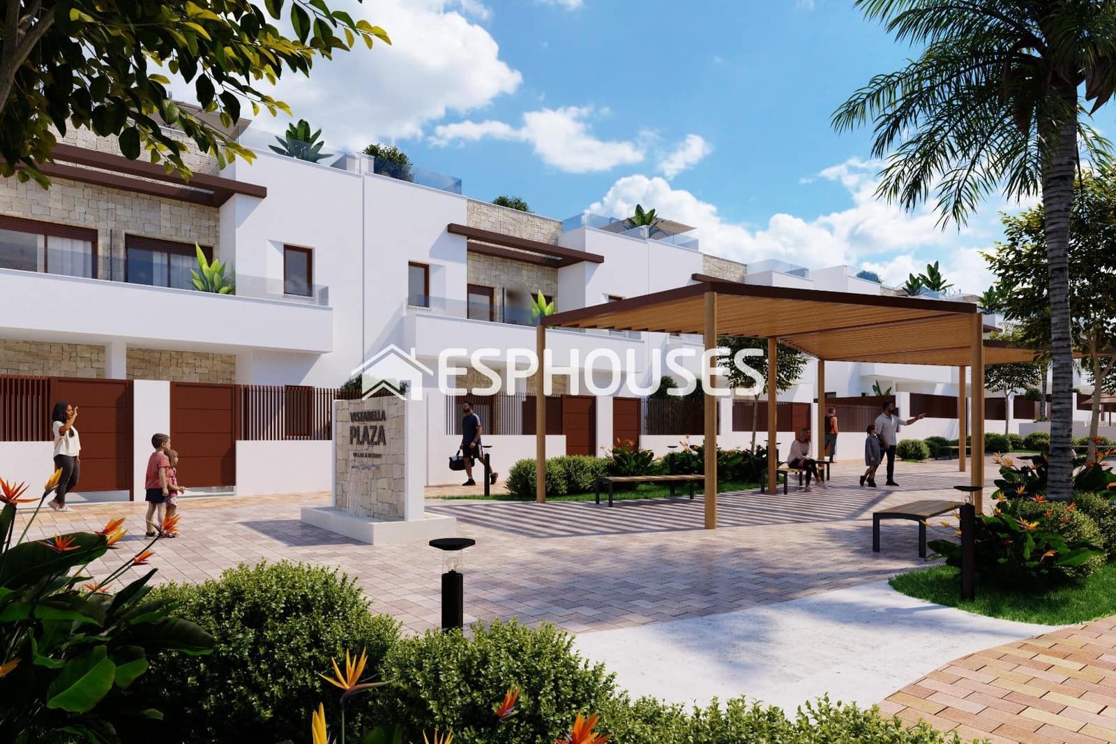 3 sypialnia Bungalow na sprzedaż w Vistabella z basenem garażem - 299 000 € (Ref: 8793593)