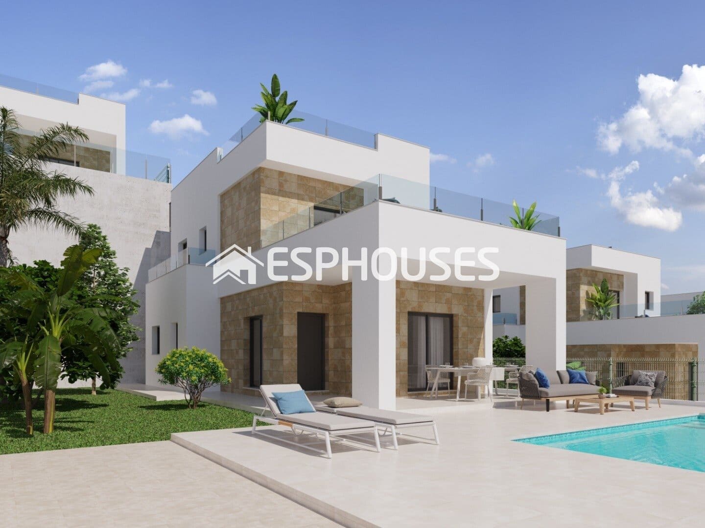 3 sypialnia Willa na sprzedaż w Polop z basenem garażem - 753 500 € (Ref: 9444047)