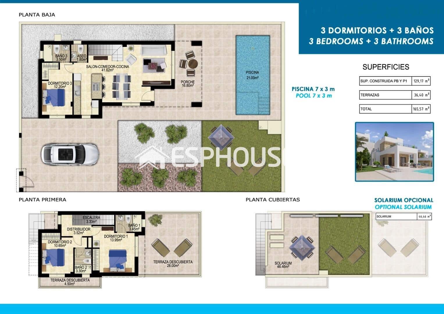 3 chambre Villa/Maison à vendre à Polop avec piscine garage - 749 000 € (Ref: 9444050)