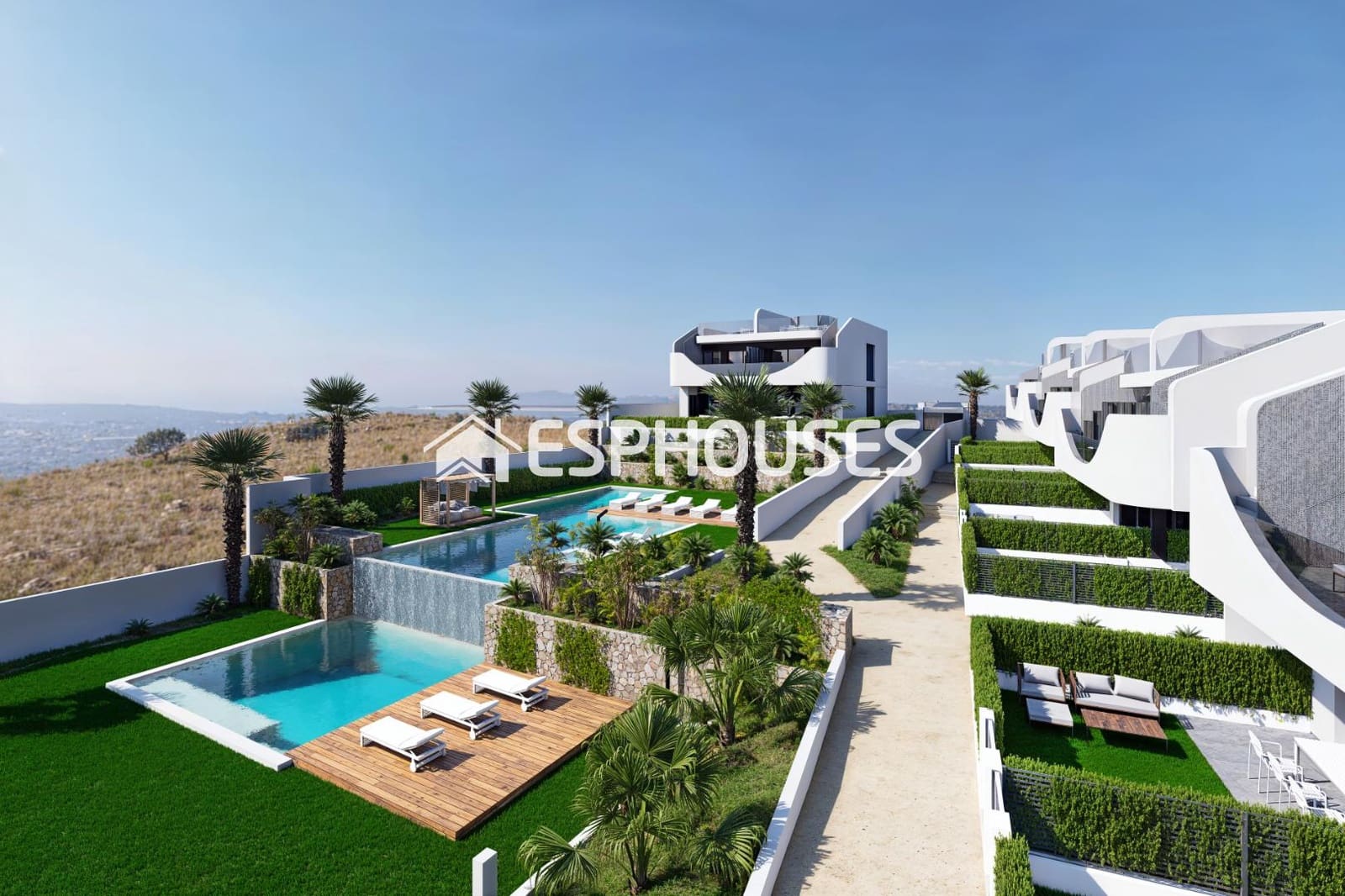 2 quarto Bungalow para venda em San Miguel de Salinas com piscina garagem - 225 000 € (Ref: 9444065)