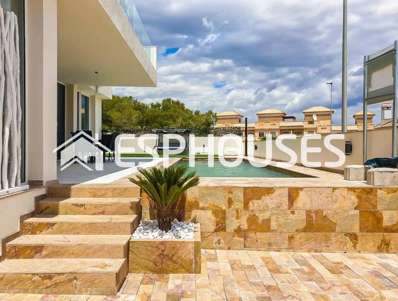 3 sypialnia Willa na sprzedaż w Orihuela Costa z basenem garażem - 575 000 € (Ref: 9444067)