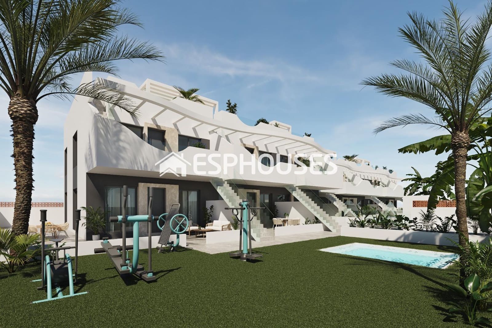 3 slaapkamer Bungalow te koop in Pilar de la Horadada met zwembad garage - € 270.000 (Ref: 9444073)