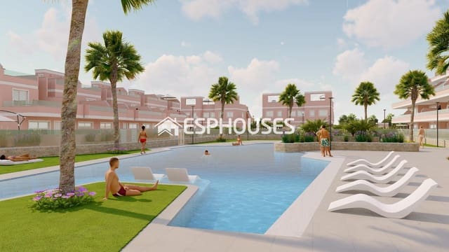 3 soveværelse Bungalow til salg i Pueblo Latino, Pilar de la Horadada med swimmingpool garage - € 259.900 (Ref: 9444079)