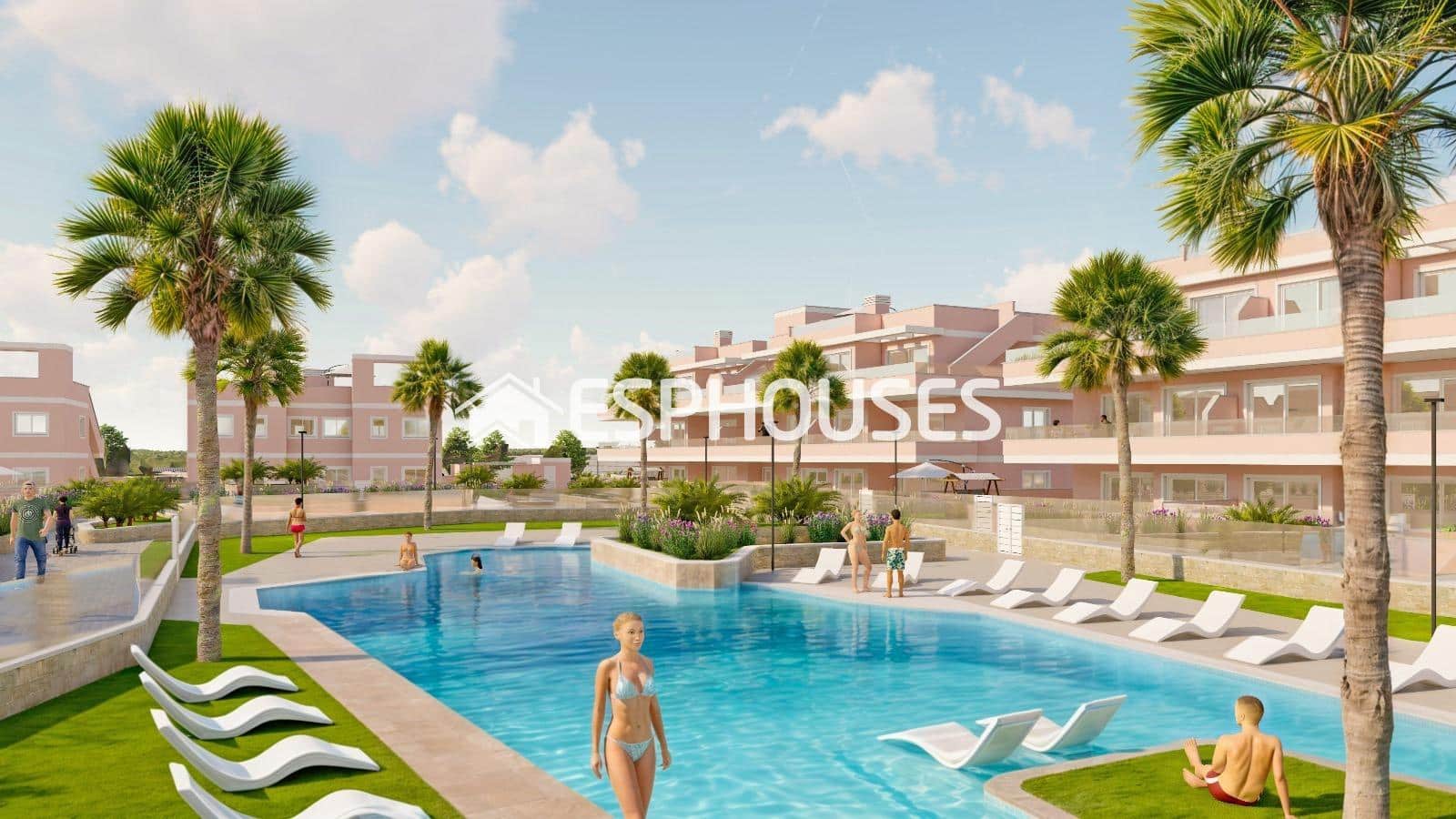 3 soveværelse Bungalow til salg i Pilar de la Horadada med swimmingpool garage - € 274.900 (Ref: 9444080)