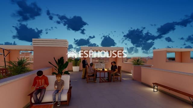 3 soveværelse Bungalow til salg i Pueblo Latino, Pilar de la Horadada med swimmingpool garage - € 274.900 (Ref: 9444080)