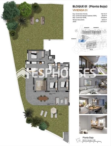 Apartamento de 3 habitaciones en Balcón de Finestrat - Terra Marina, Finestrat en venta con piscina garaje - 575.000 € (Ref: 9444091)