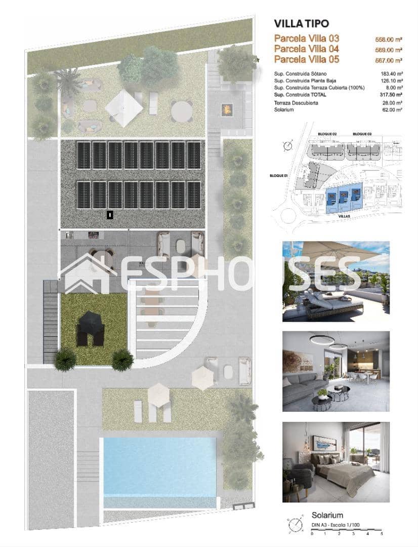 4 Zimmer Villa zu verkaufen in Finestrat mit Pool Garage - 1.150.000 € (Ref: 9444093)