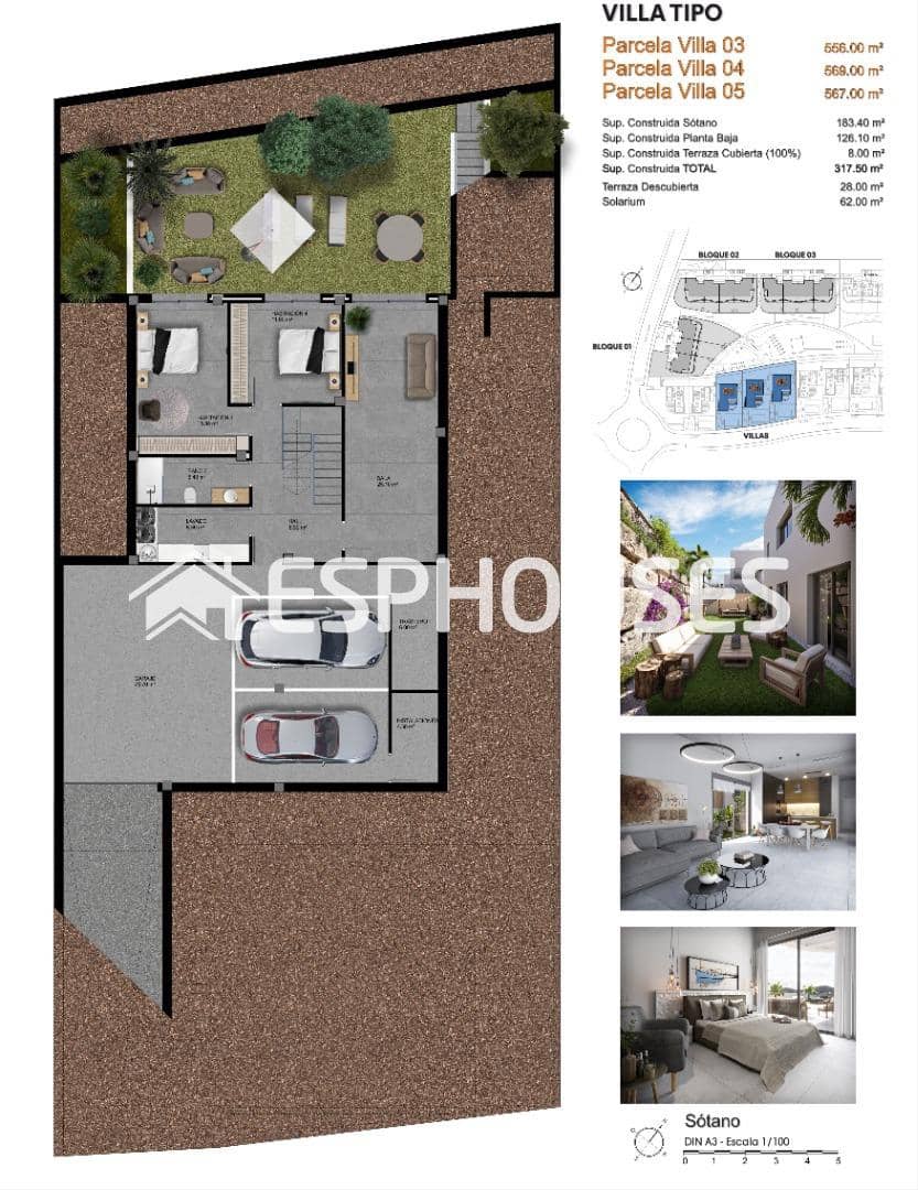 4 Zimmer Villa zu verkaufen in Finestrat mit Pool Garage - 1.150.000 € (Ref: 9444093)